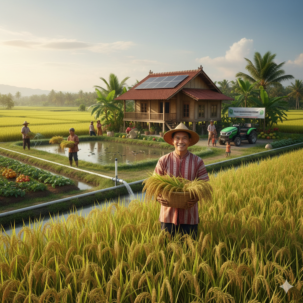 Petani Indonesia Kini ‘Cash Rich’: Kebijakan HPP dan HET Dorong Lonjakan Daya Beli