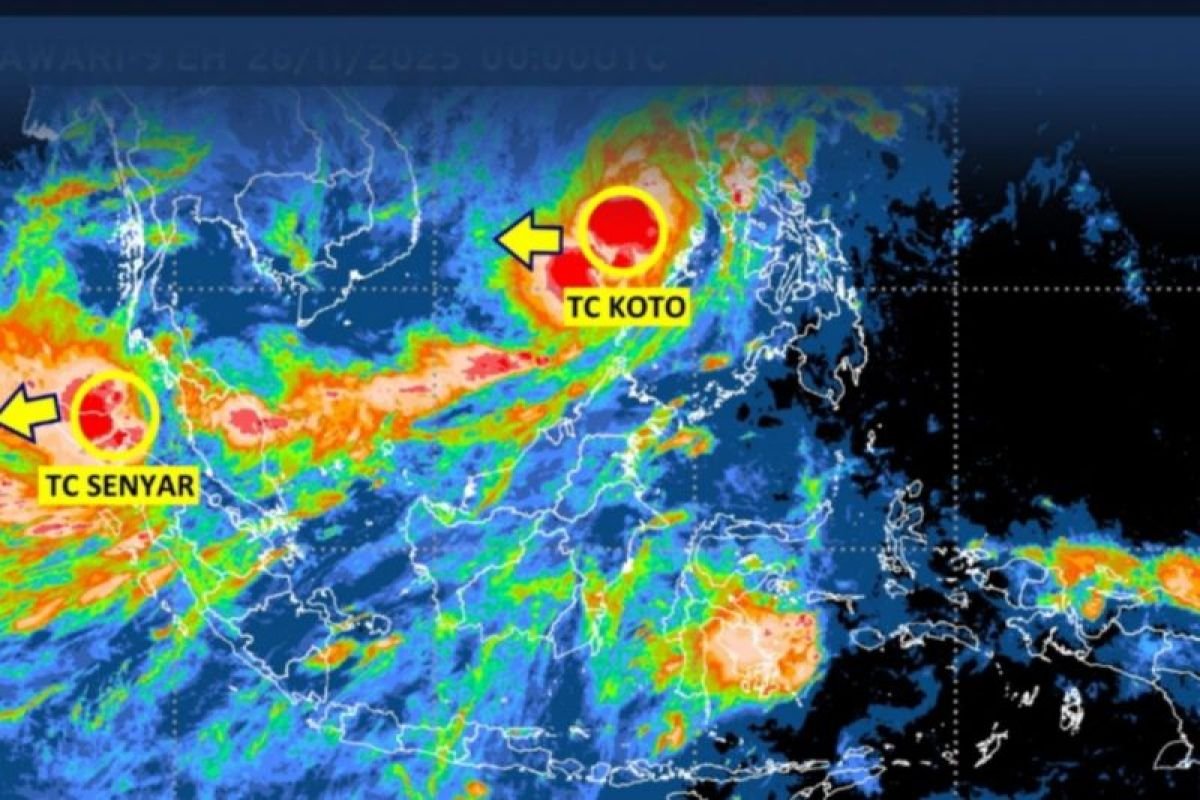 Siklon Tropis Senyar: Fenomena Cuaca Tidak Umum di Selat Malaka, BMKG Imbau Waspada