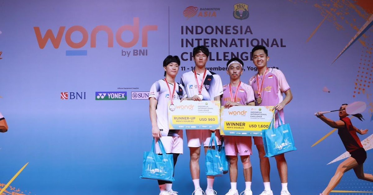 Indonesia Dominasi Indonesia International Challenge 2025 dengan Empat Gelar Juara