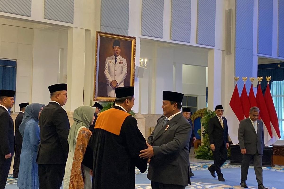 Presiden Prabowo Lantik Arif Satria Jadi Kepala BRIN, Amarulla Octavian Tetap Jadi Wakil Kepala Presiden Prabowo Lantik Arif Satria Jadi Kepala BRIN, Amarulla Octavian Tetap Jadi Wakil Kepala