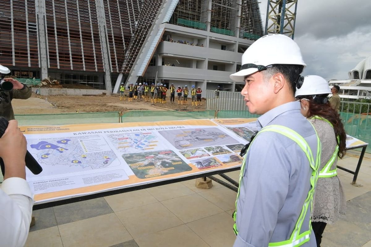 Wapres Gibran Tinjau Basilika dan Plaza Kerukunan IKN, Simbol Toleransi Bangsa
