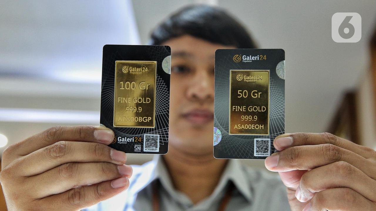 Harga Emas UBS dan Galeri24 Naik, 1 Gram Emas UBS Rp2.548.000