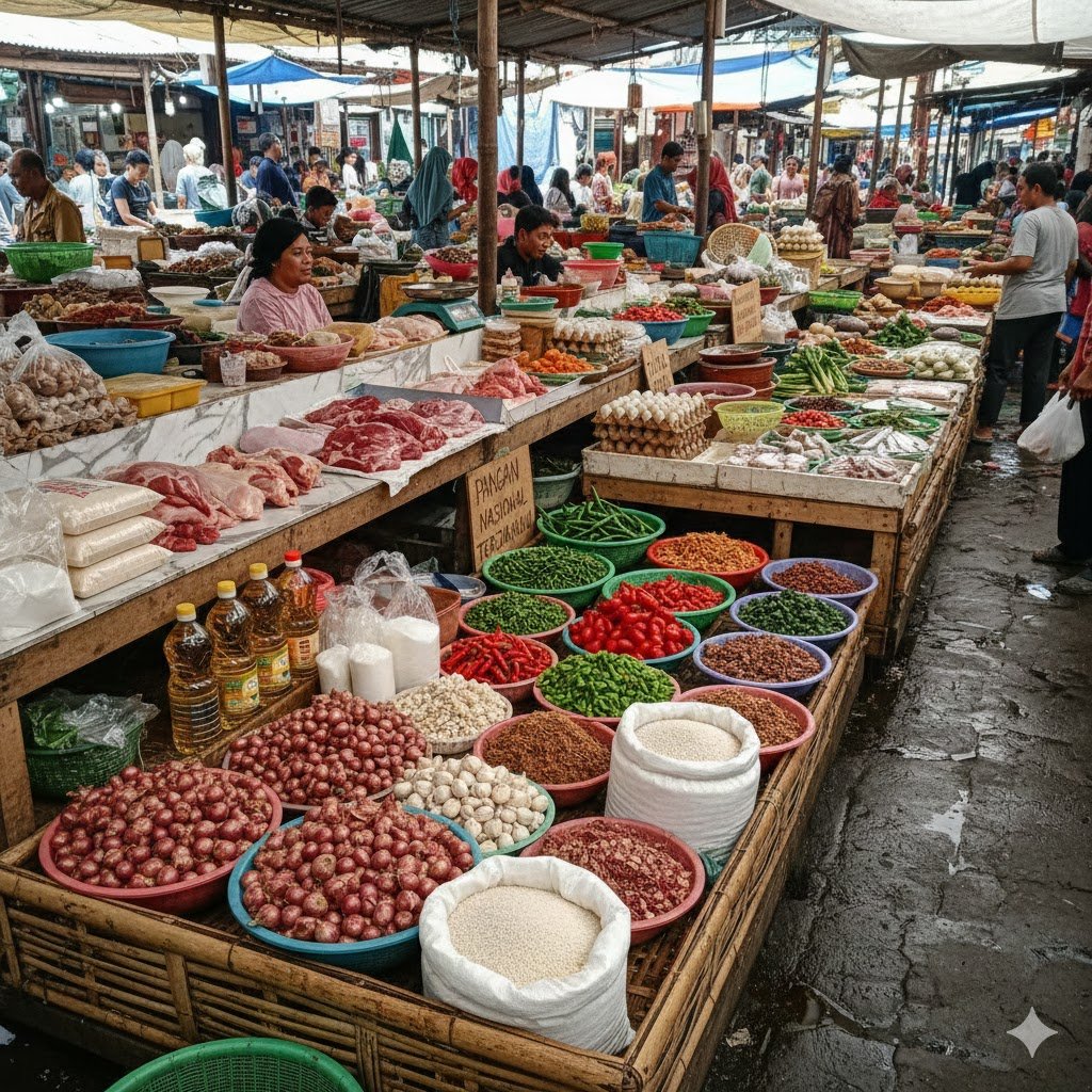 Update Harga Pangan Nasional Rabu 17 Desember 2025: Cabai Rawit Rp79.400/Kg, Telur Rp32.850/Kg