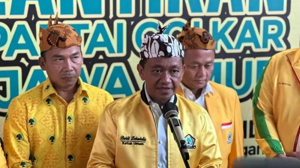 Bahlil Goda Emil Dardak Gabung Golkar saat Pelantikan DPD Jatim