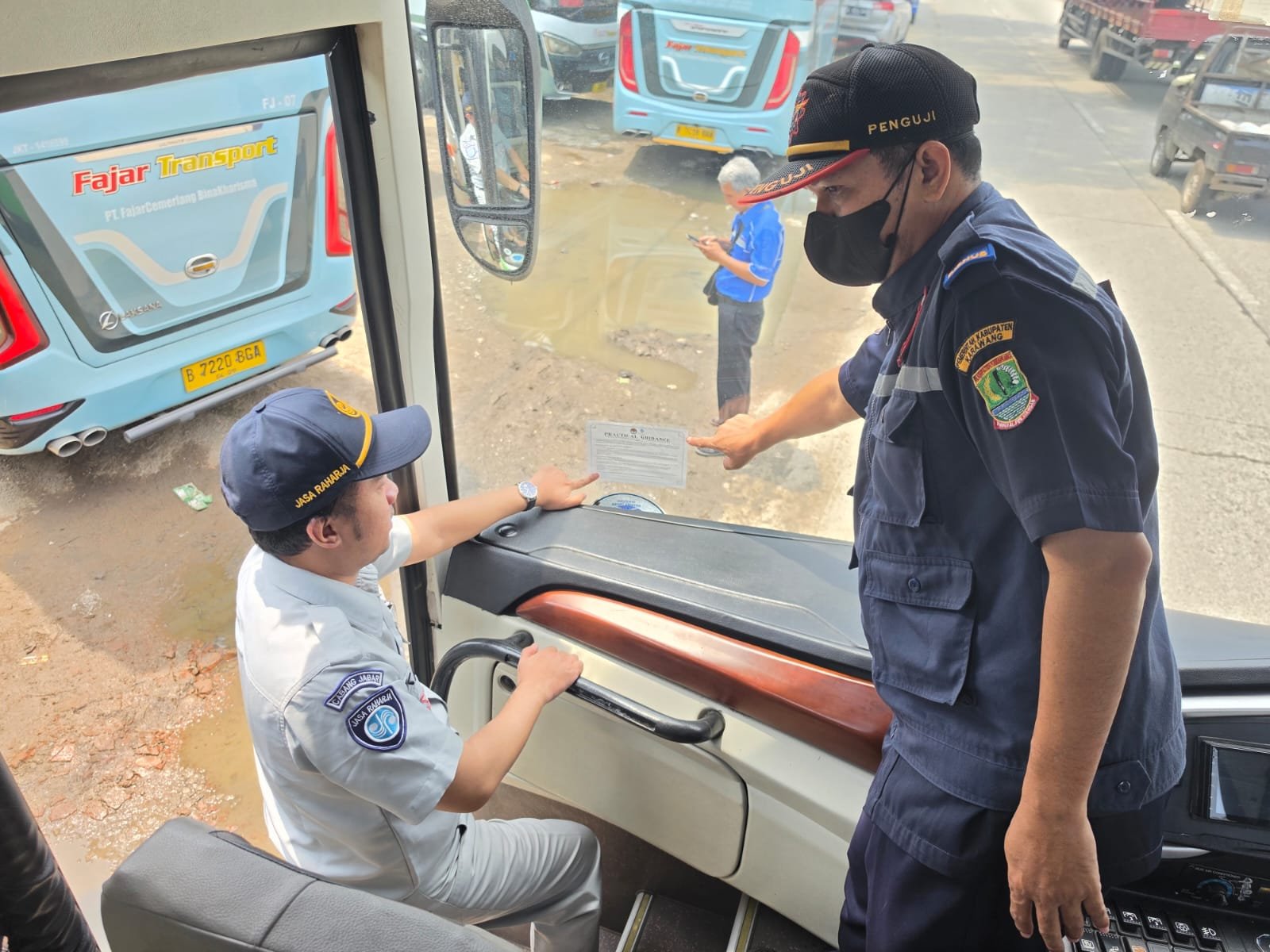 Jasa Raharja Turut Serta Melakukan Ramcheck dengan Dishub Karawang Menjelang Lebaran 2026