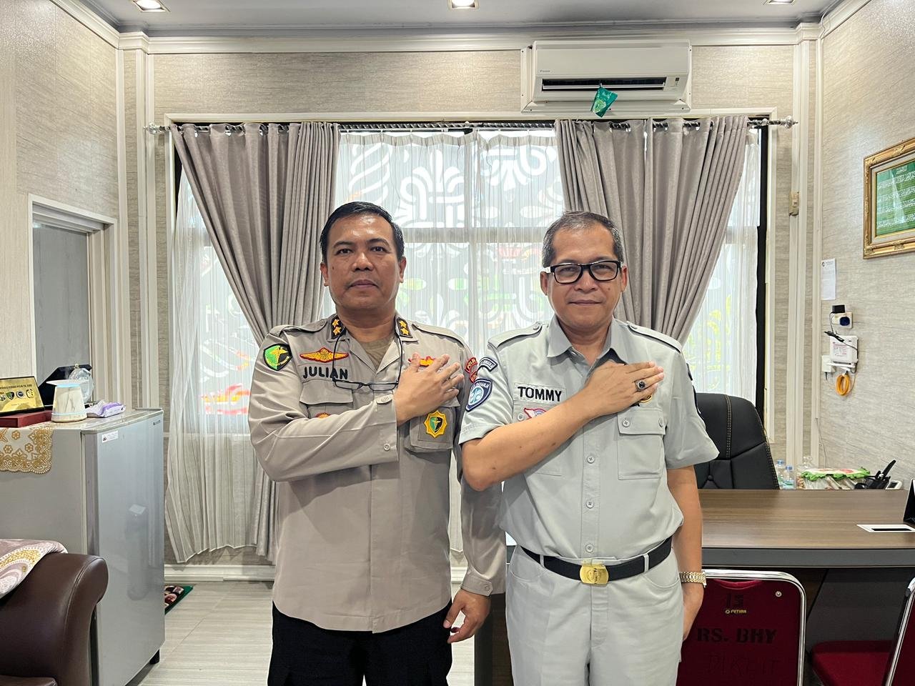 Perkuat Koordinasi Penanganan Korban Kecelakaan, Jasa Raharja Bengkulu Jalin Silaturahmi dengan Karumkit RS Bhayangkara Polda Bengkulu