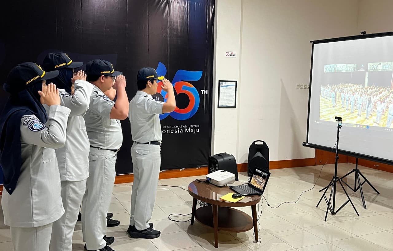 Hadapi Arus Mudik dan Balik Idulfitri 2026, Jasa Raharja Cabang Cirebon Gelar Apel PAM Lebaran 2026