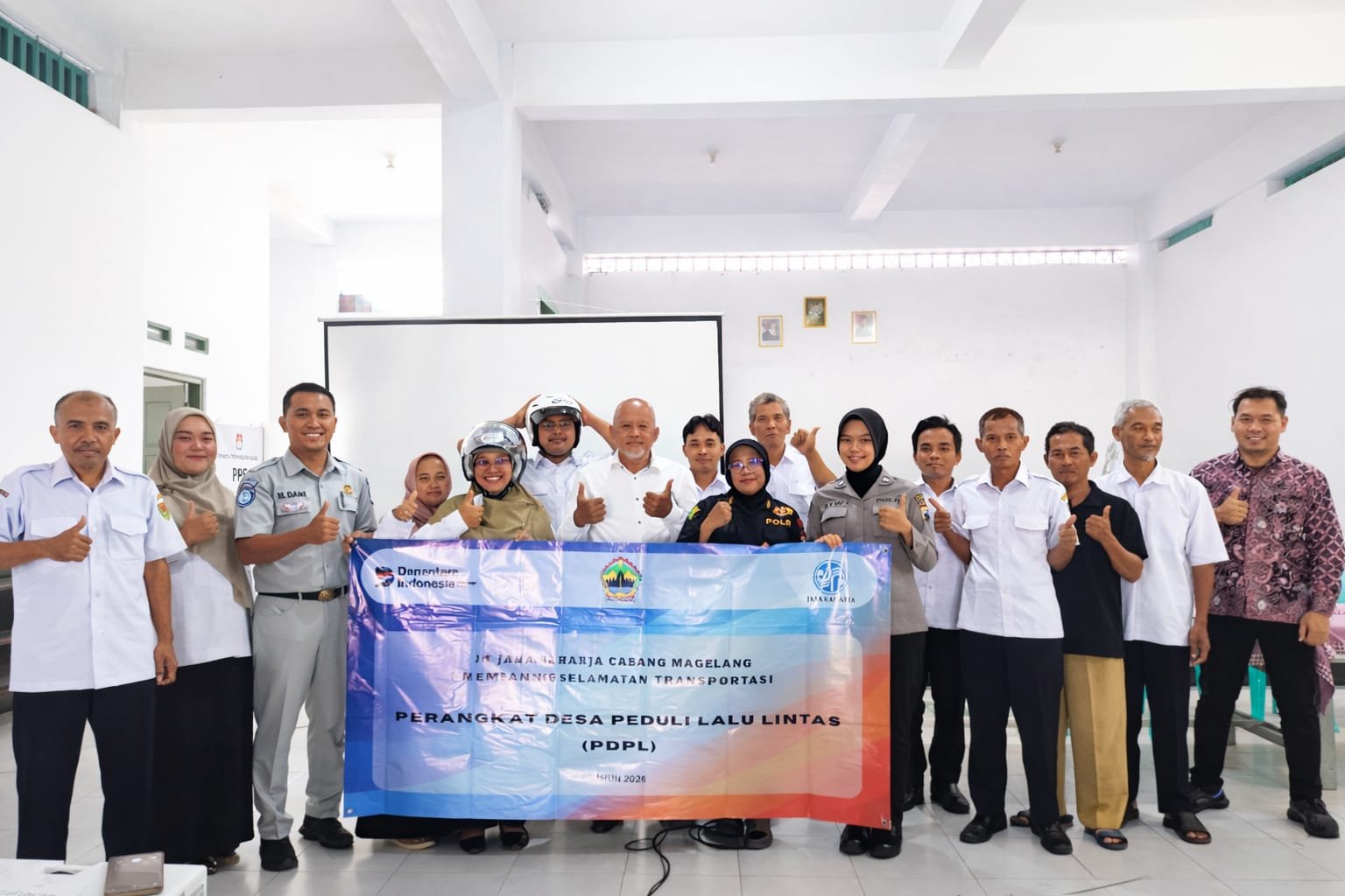 Jasa Raharja Cabang Magelang Laksanakan PPGD dan PDPL di Desa Payaman Kecamatan Secang