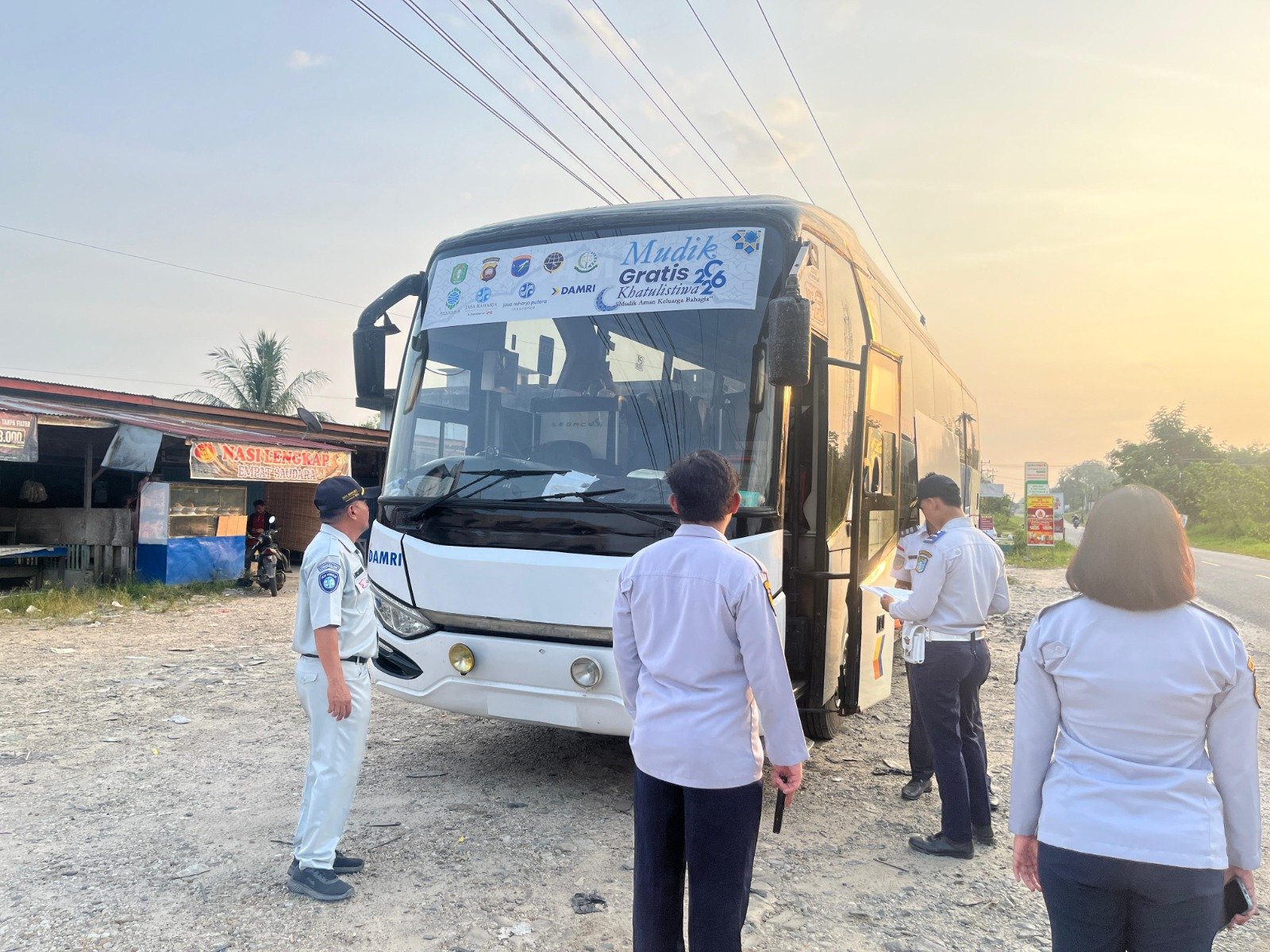 Rampcheck Angkutan Lebaran 2026, Jasa Raharja Sintang dan BPTD Kalbar Perkuat Keselamatan Transportasi