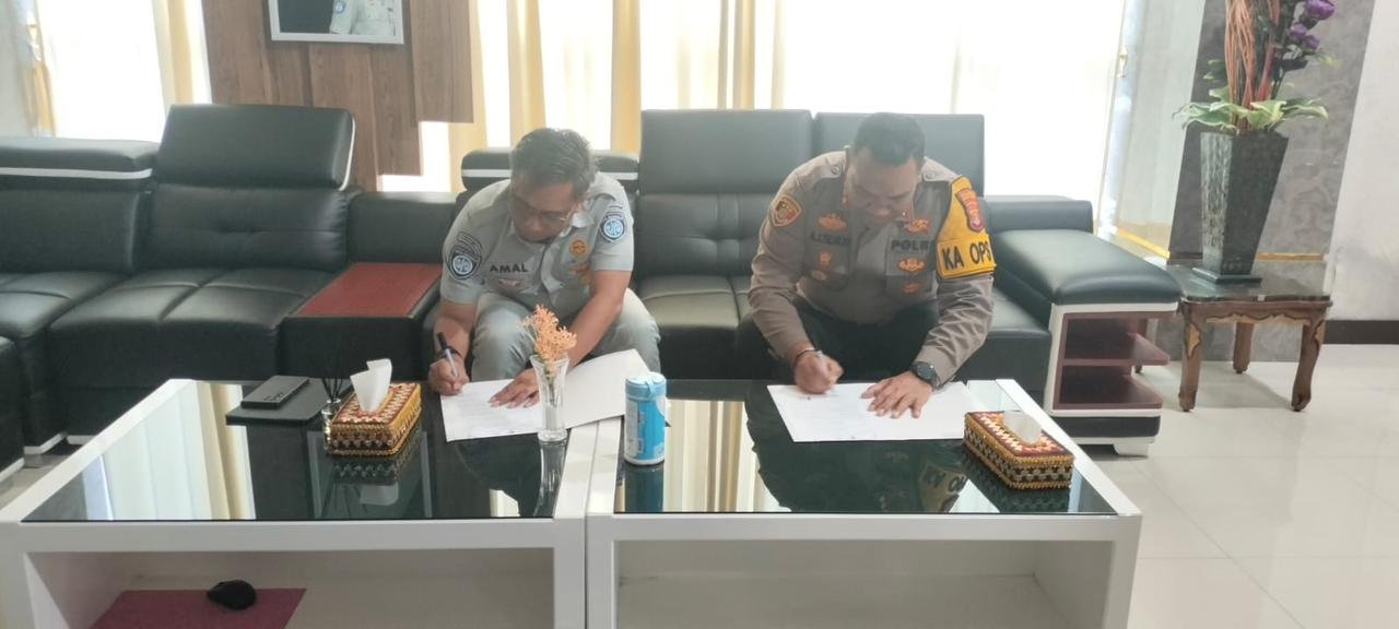 Jasa Raharja Wilayah Lampung Serahkan Hibah Pembangunan Pos Pelayanan Terpadu Begadang V untuk Dukung Siaga Lebaran 2026