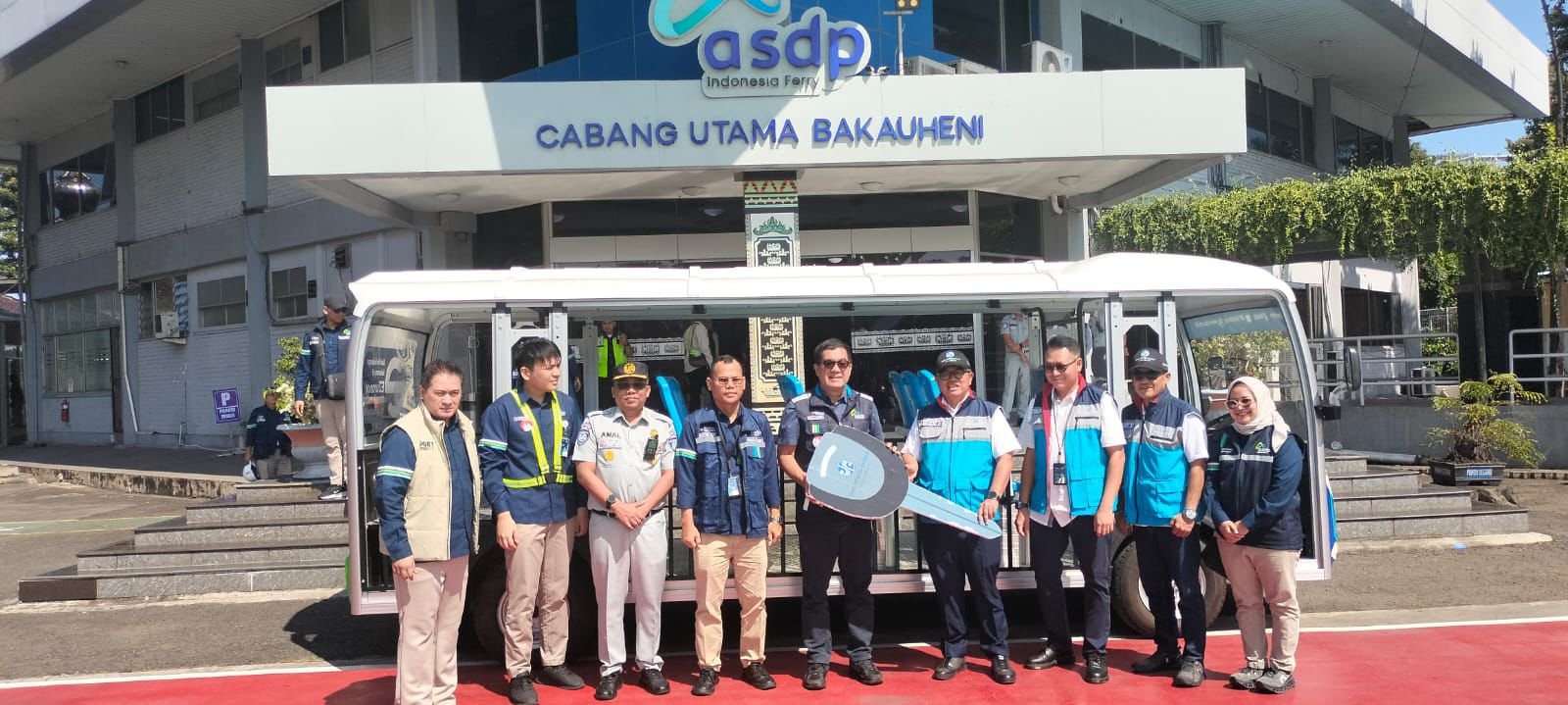 Perkuat Sinergi Angkutan Lebaran, Jasa Raharja Wilayah Lampung Lakukan Aksi Simpatik di Bakauheni