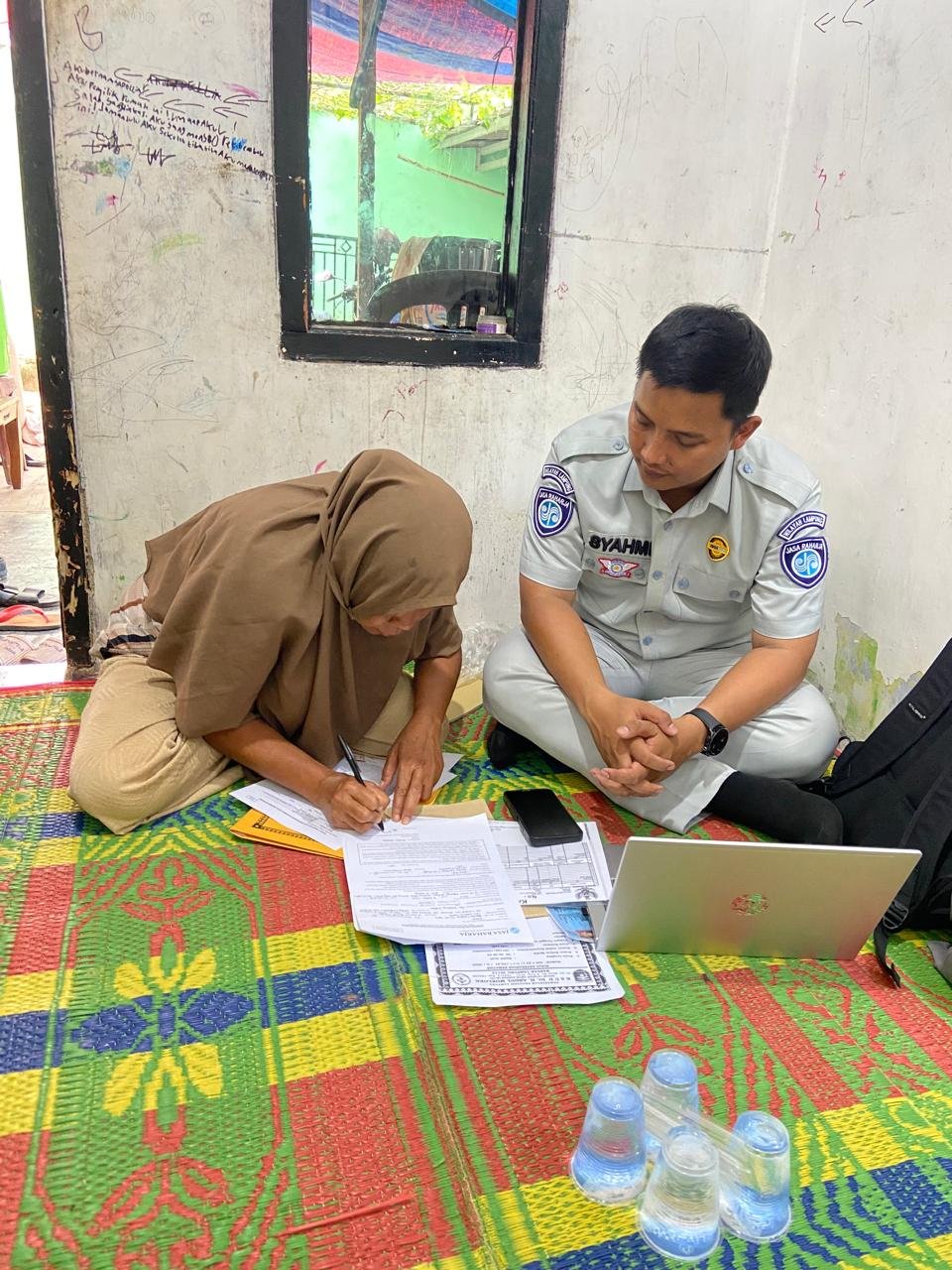 Jasa Raharja Wilayah Lampung Tunjukkan Gerak Cepat Salurkan Santunan kepada Ahli Waris Korban Kecelakaan