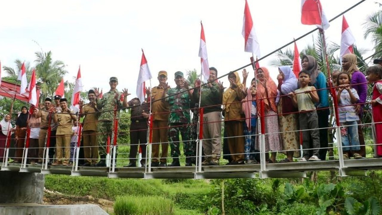 Jembatan Gantung Garuda Resmi Dibuka, Permudah Akses Serang Baru-Setu Bekasi