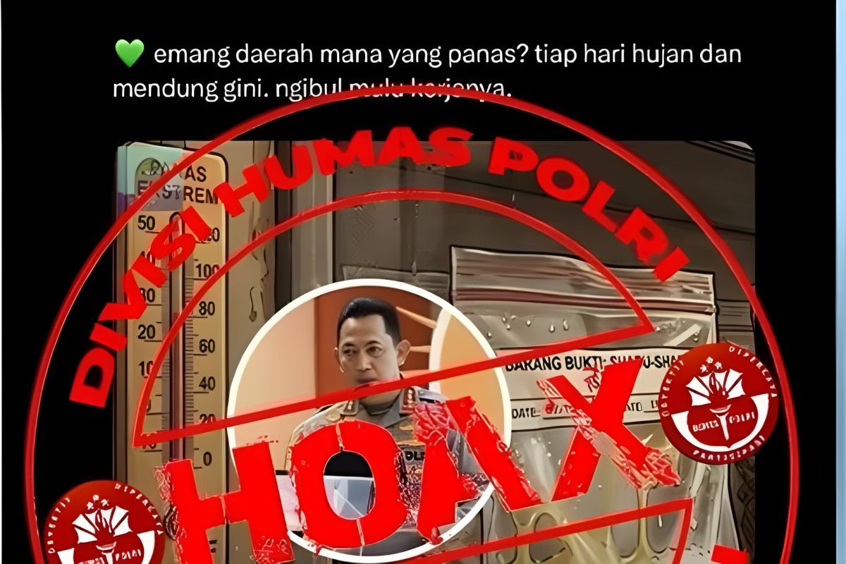 Viral Isu 30 Kg Sabu Meleleh, Polri Tegaskan Hoaks dan Bukan Pernyataan Kapolri