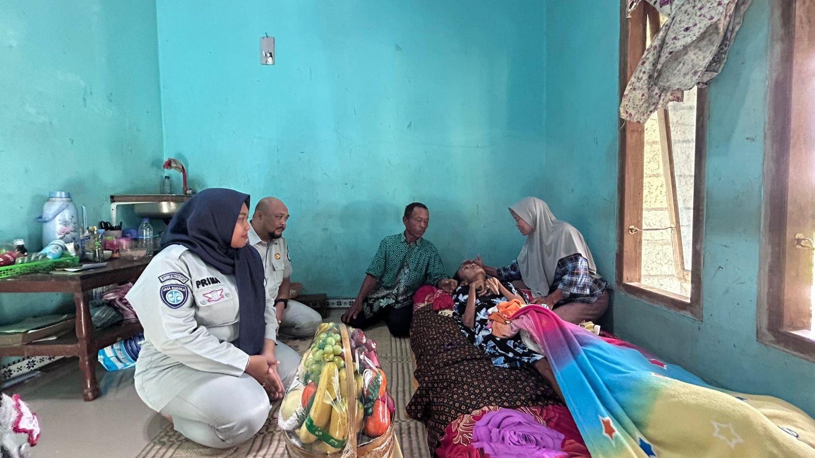 Wujud Kepedulian Negara, Jasa Raharja Lakukan Kunjungan Empati kepada Korban Cacat Tetap Laka Lantas di Ponjong