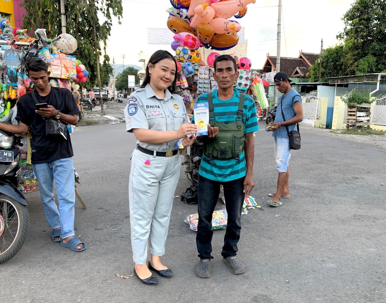Jasa Raharja Cabang Bima Sosialisasikan Program Undian Emas di Dompu
