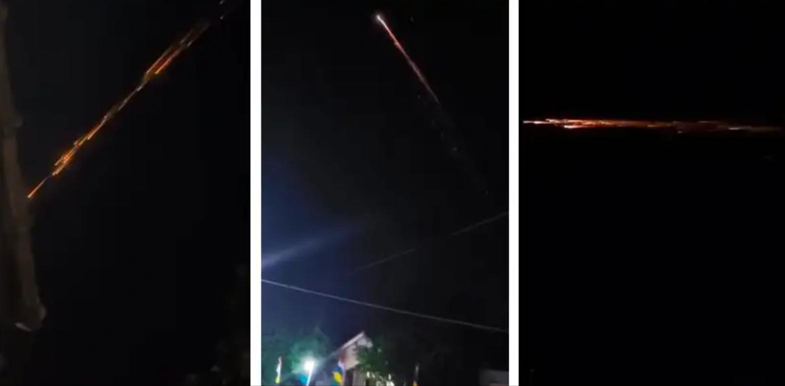 Cahaya Misterius di Langit Lampung Viral, Diduga Sampah Roket China