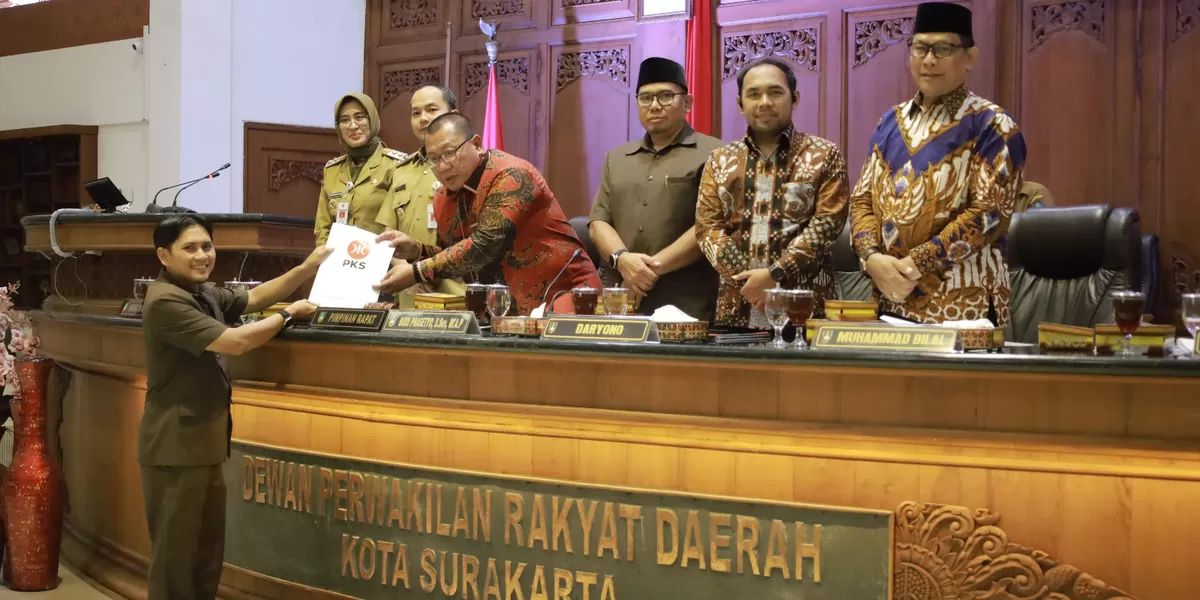 Fraksi PKS Soroti LKPJ Wali Kota Solo 2025, Sampaikan Delapan Catatan Penting