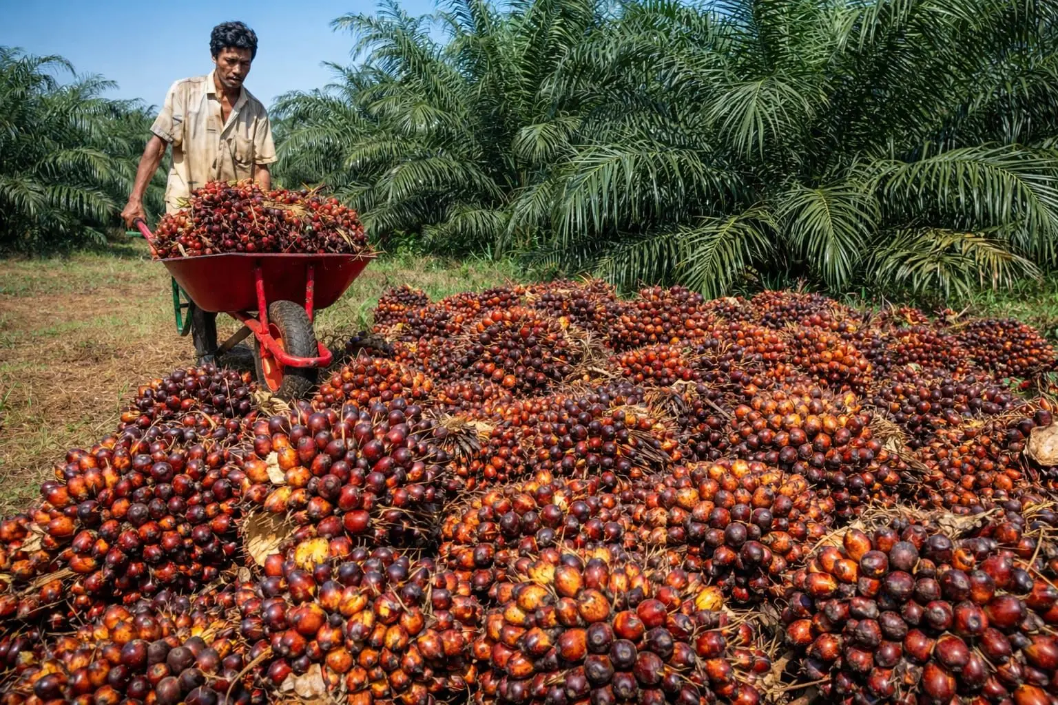 Harga TBS Kelapa Sawit Petani Riau Tembus Rp4.000 per Kg