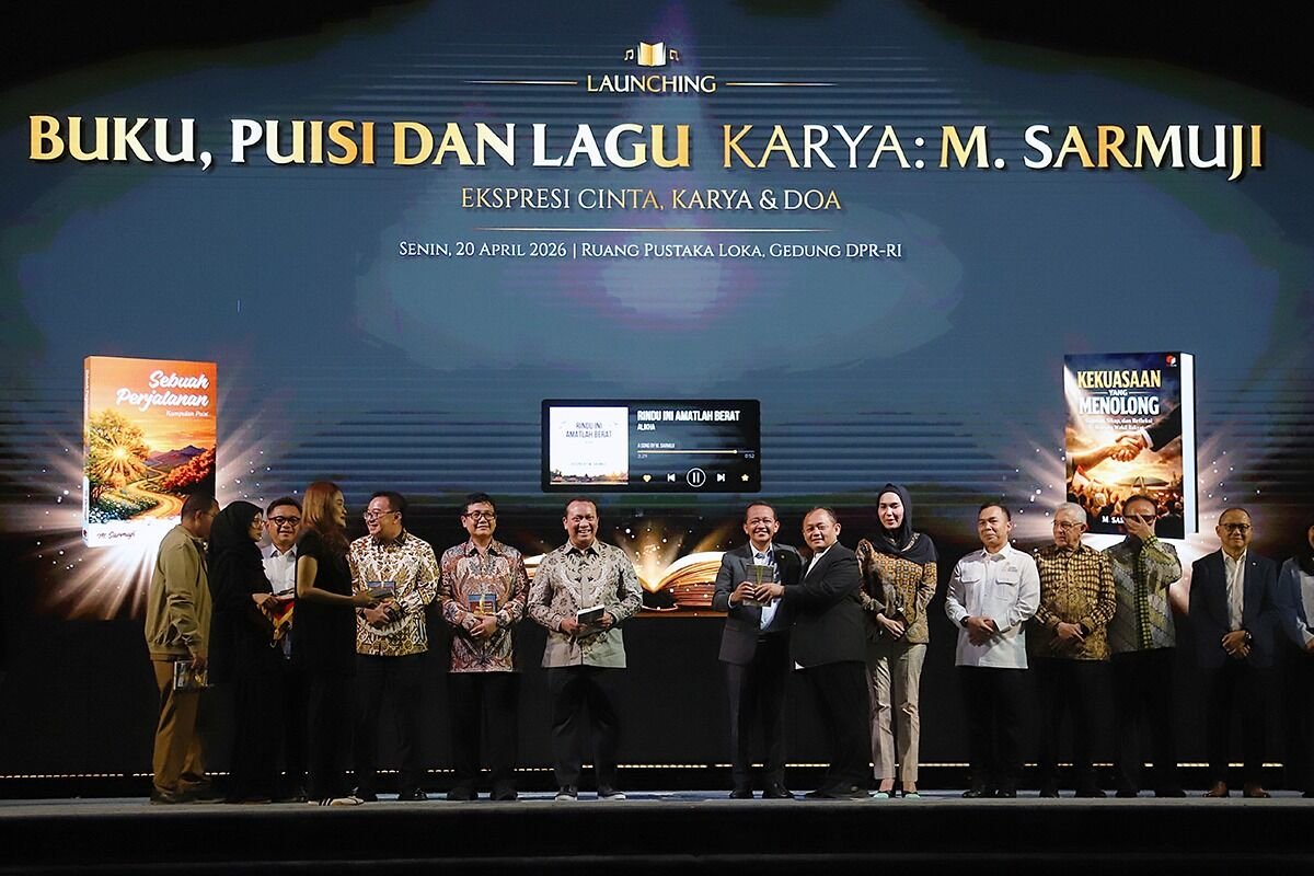 Sarmuji Rilis Buku Politik Humanis, Terinspirasi Nama Mendiang Anak