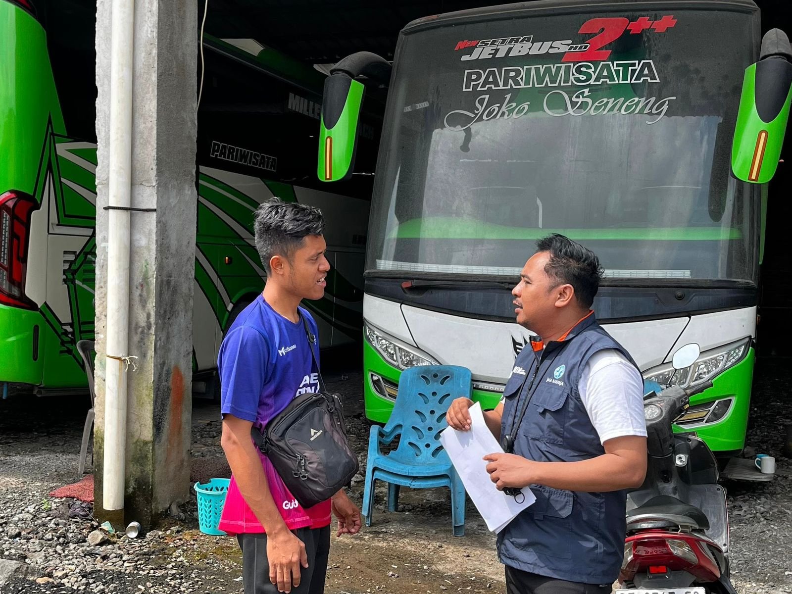 Samsat Metro dan Gunung Sugih Intensifkan CRM dan DTD, Sasar PO dan Pemilik Bus Perorangan