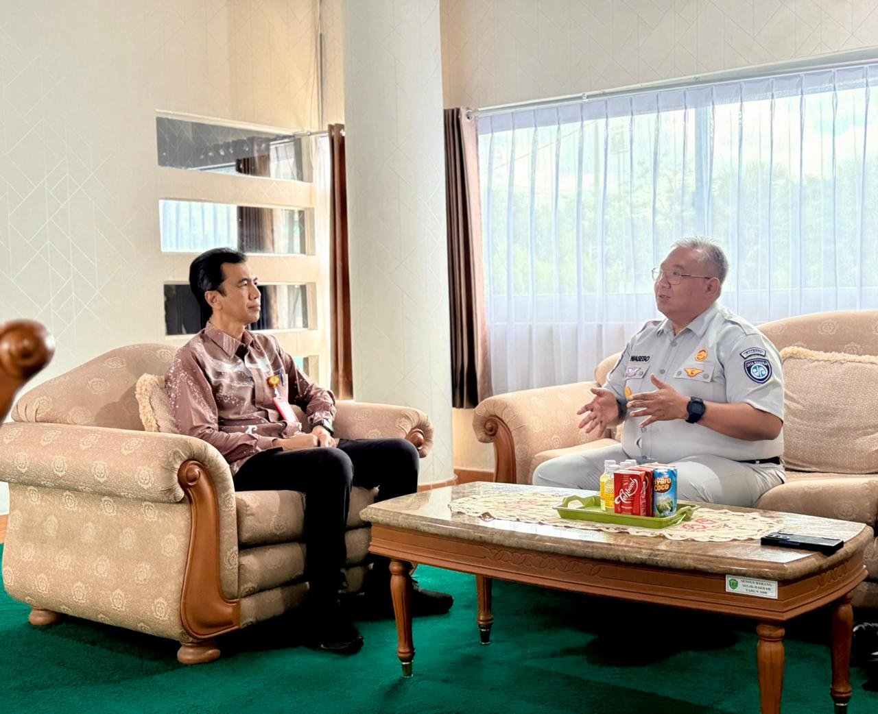 Tingkatkan Sinergitas Pelayanan dan Keselamatan Transportasi, Kakanwil PT. Jasa Raharja Kalimantan Timur Jalin Koordinasi dengan Kadishub Kaltim