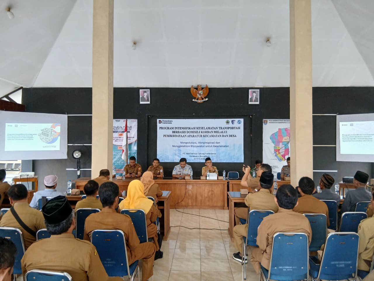 Cegah Fatalitas, Aparatur Desa di Kesugihan Didorong Jadi Agen Keselamatan