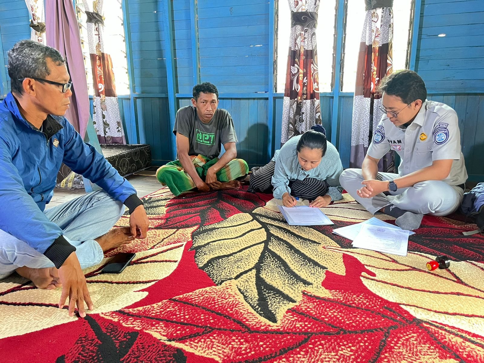 Respon Cepat, Jasa Raharja Sulsel Survey TKP dan Ahli Waris Korban Kecelakaan di Bontomanai Selayar