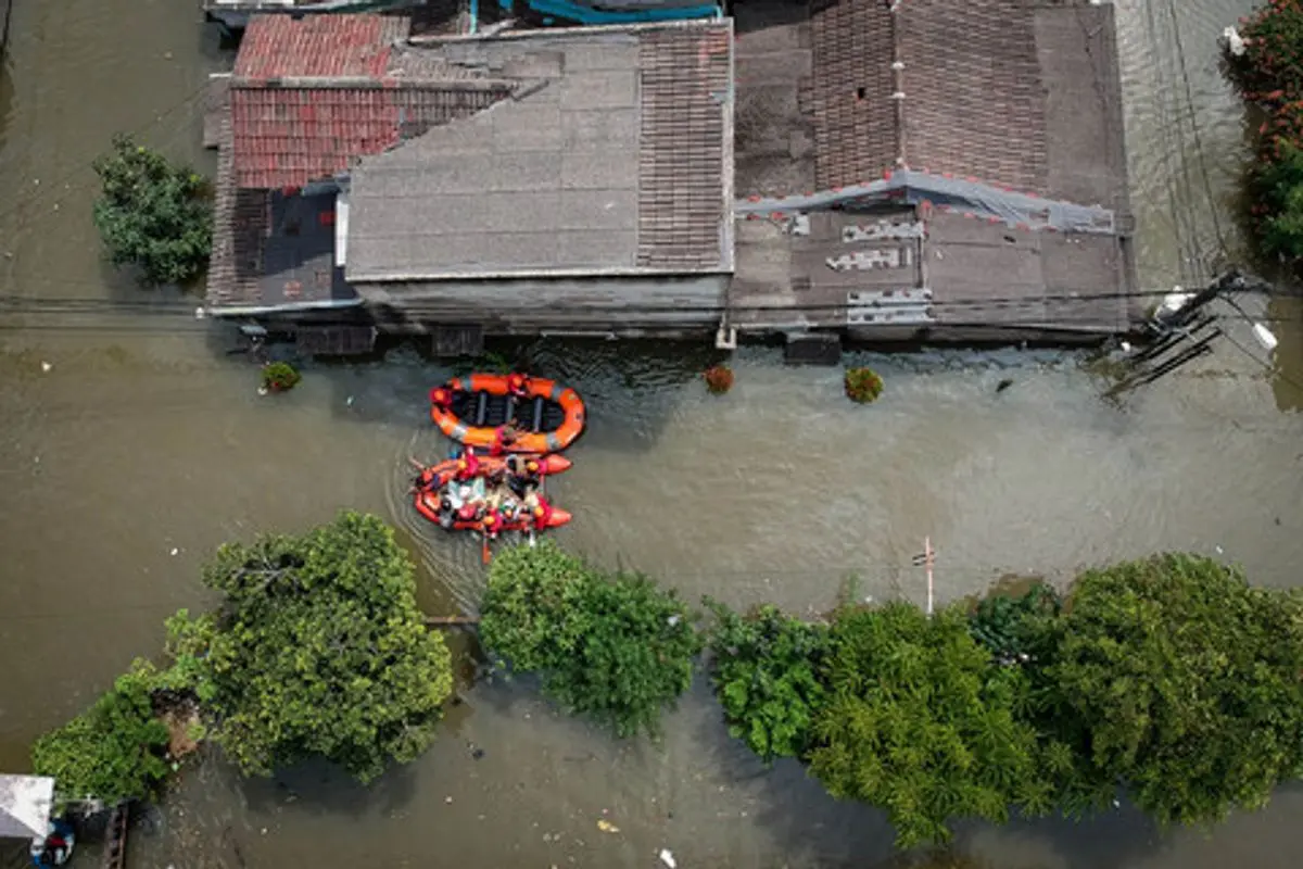 Banjir di Kota Tangerang Belum Surut, Ratusan Rumah Masih Terendam