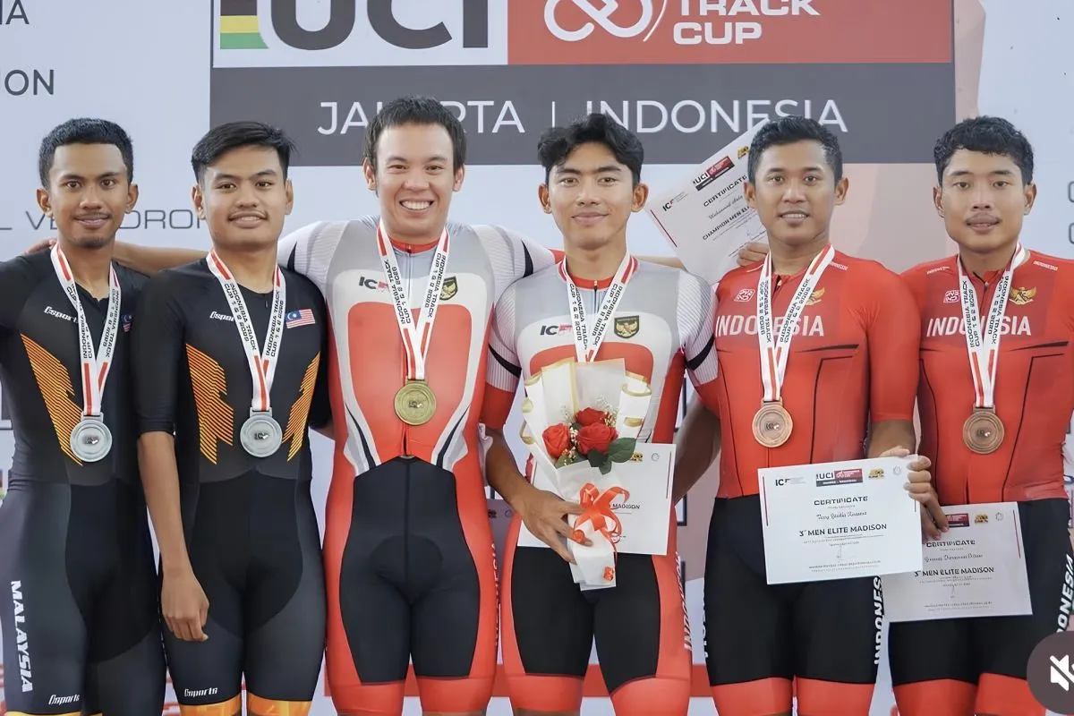 Bernard Van Aert dan Terry Yudha Tambah Medali di Indonesia Track Cup II 2026