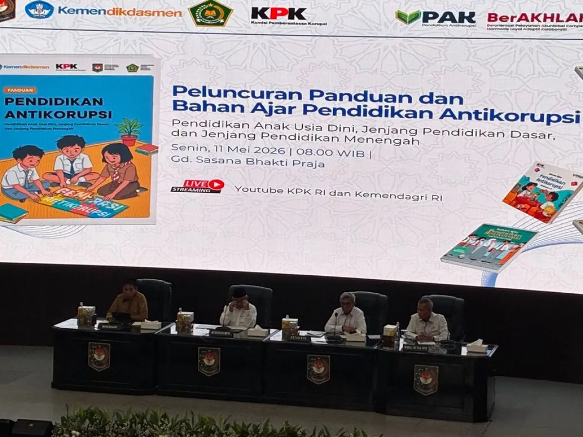 Perkuat Karakter Siswa, KPK Hadirkan Bahan Ajar Antikorupsi