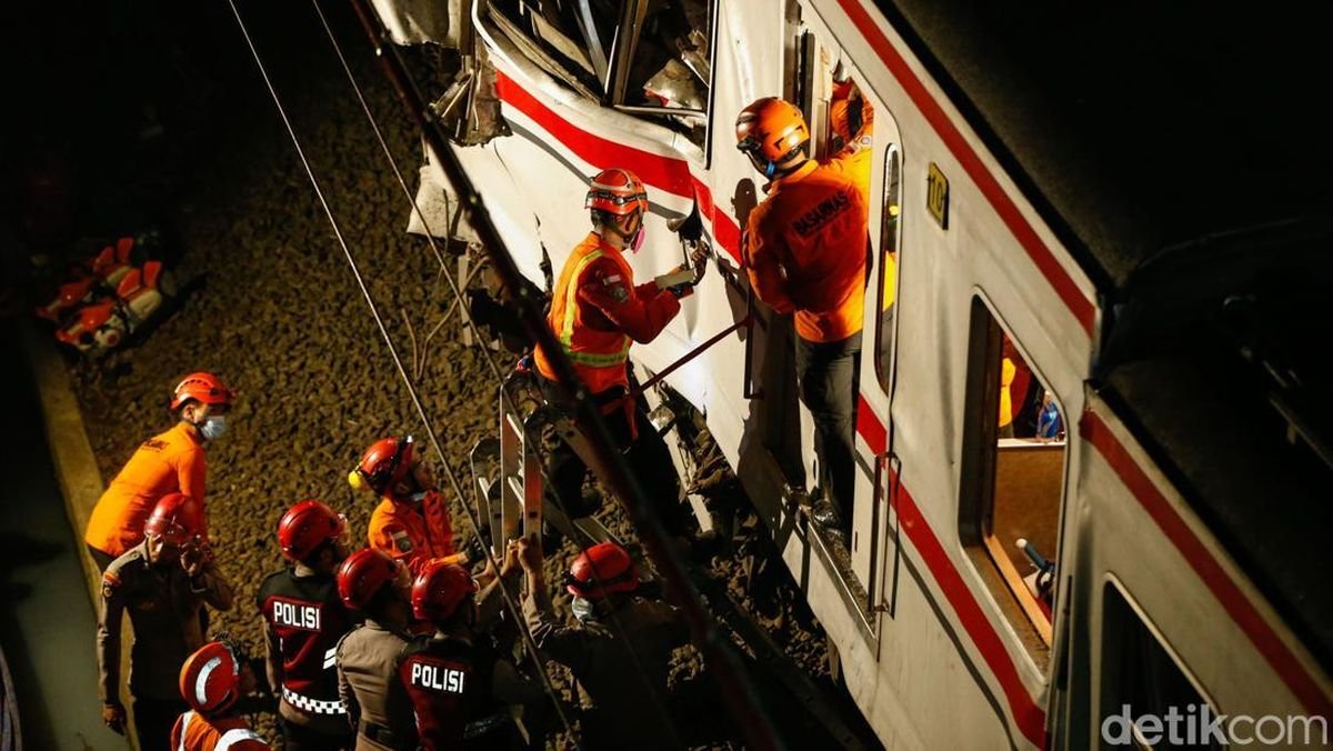 Update Kecelakaan KRL Bekasi: 84 Korban Dipulangkan, 17 Masih Dirawat