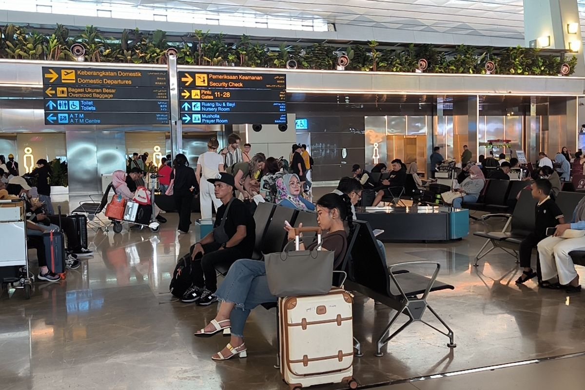 H+1 Idul Adha, Jumlah Penumpang di Bandara Soekarno-Hatta Alami Penurunan