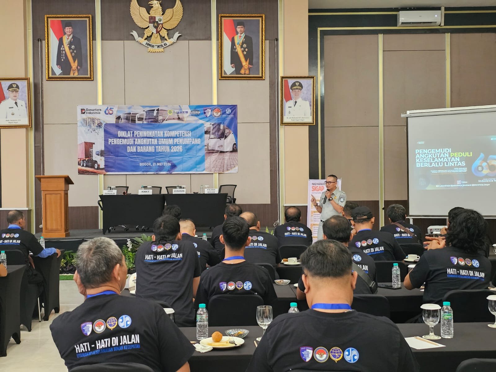 Jasa Raharja Bogor Gelar Diklat Peningkatan Kompetensi Pengemudi Angkutan Umum Penumpang dan Barang Tahun 2026