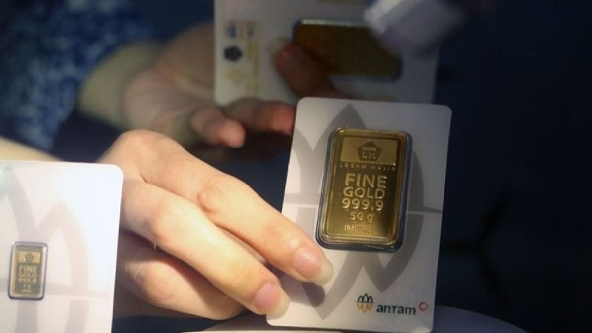 Emas Antam Melemah, Buyback Turut Turun ke Rp2,636 Juta per Gram