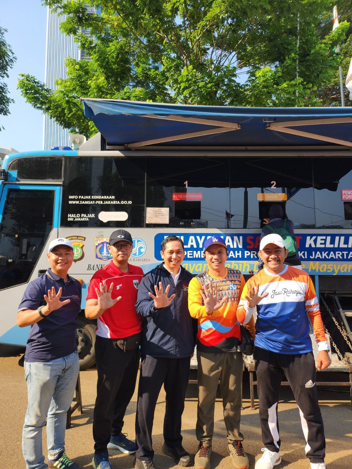 Jasa Raharja Jakarta Selatan Hadir di Samsat Keliling HBKB H.R Rasuna Said, Dorong Kesadaran Pajak Kendaraan dan Keselamatan Masyarakat