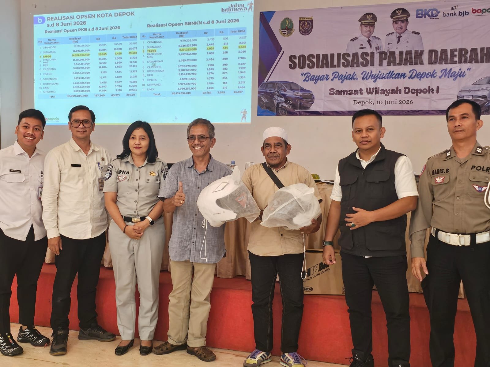 Kolaborasi Tim Pembina Samsat Depok dan Badan Keuangan Daerah dalam Sosialisasi Implementasi UU HKPD untuk Optimalisasi Pendapatan Daerah