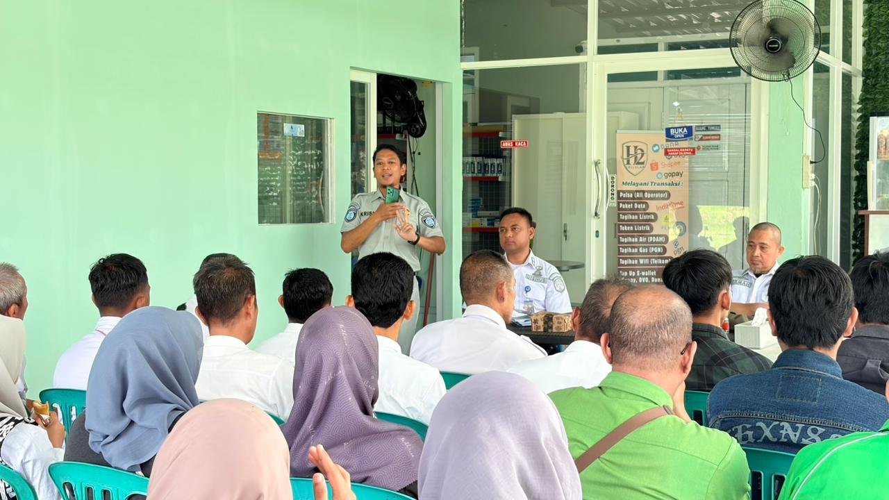 Tingkatkan Keselamatan Publik, PT Jasa Raharja mengadakan Diklat Etika Berlalu Lintas yang dihadiri oleh Driver Taksi Koperasi Avia Jasa Bandara Juata Tarakan