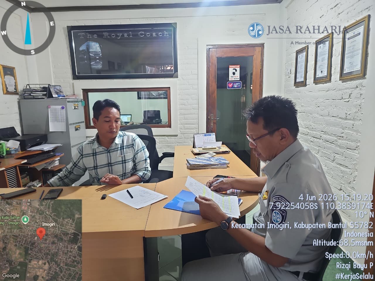 Melalui CRM dan SIGAP Instansi, Jasa Raharja Tingkatkan Kepatuhan Mitra Angkutan Umum di Bantul