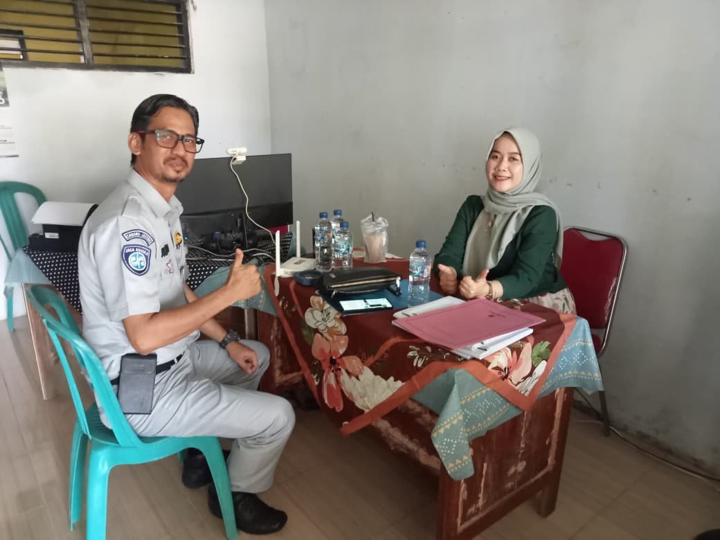 Kepala Cabang Jasa Raharja Pekalongan Lakukan Monitoring Program Samsat Budiman di BUMDes Dharma Kaloka Kalijambe