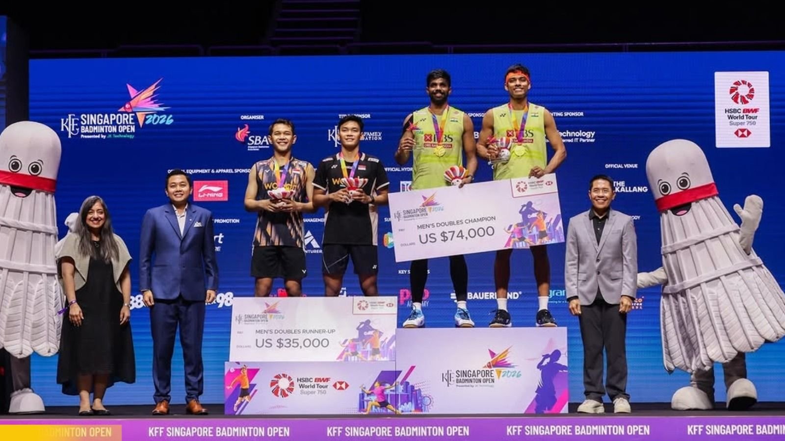 Fajar/Fikri Runner-up Singapore Open 2026 Usai Tumbang di Final