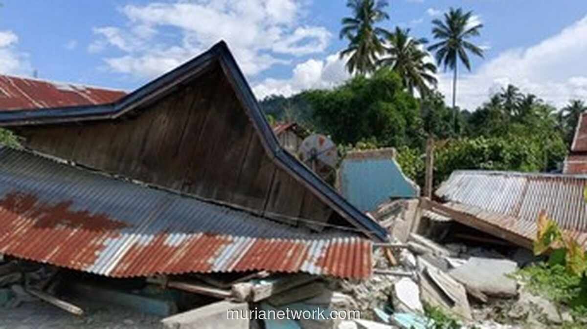 Gempa Magnitudo 6,7 di Sulteng Rusak 787 Rumah di Kabupaten Sigi