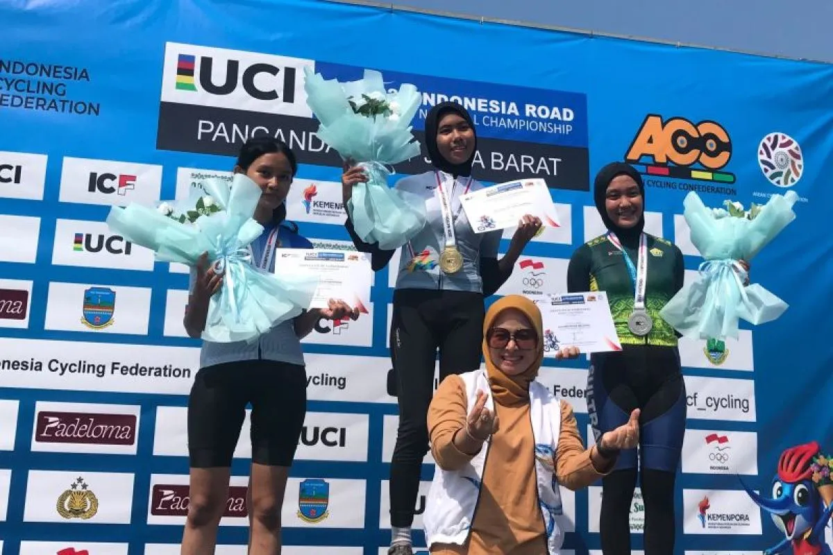 Nabila Azzahra Sumbang Dua Emas, Jambi Lampaui Target di Kejurnas Balap Sepeda ICF 2026