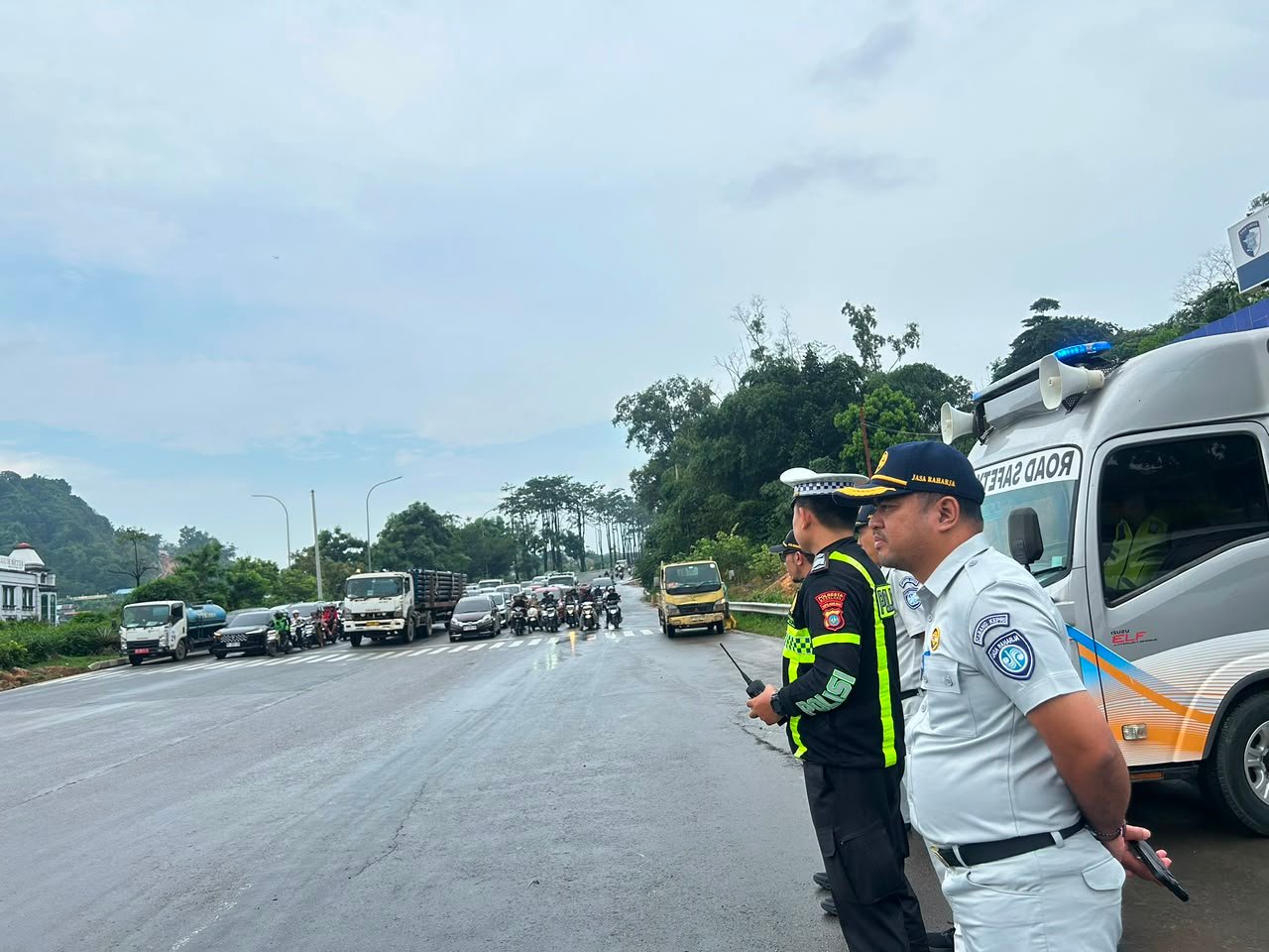 Tekan Angka Kecelakaan Wilayah Bengkong, Jasa Raharja Kepri Laksanakan Safety Campaign On The Black Spot di Jl. Yos Sudardo Simpang Gogo dan Simpang Indo Mobil