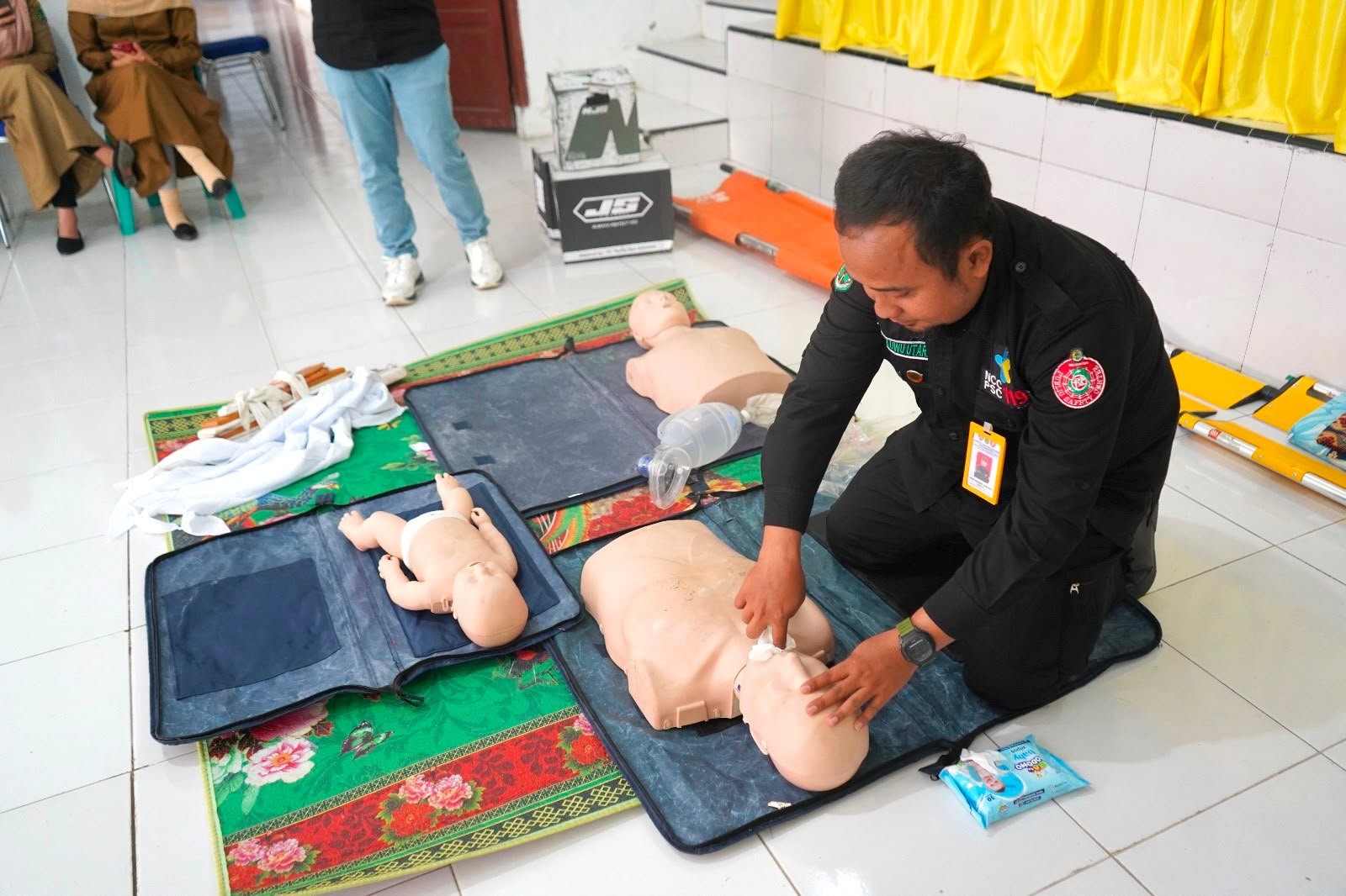 Perkuat Penanganan Gawat Darurat, Jasa Raharja Palopo Bersama Dinas Kesehatan Gelar Sosialisasi dan Edukasi SPGDT di Kab. Luwu Utara