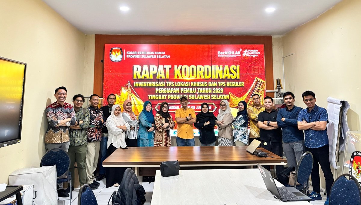 KPU Sulsel Mulai Inventarisasi TPS Lokasi Khusus dan Reguler untuk Pemilu 2029