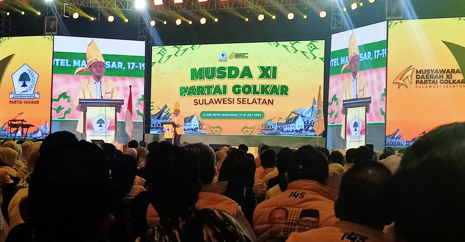 Bahlil Buka Musda XI Golkar Sulsel, Tekankan Konsolidasi Menuju Pemilu 2029