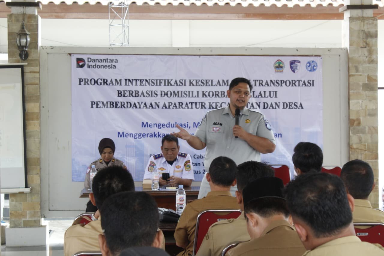 Jasa Raharja Dorong Aparatur Kecamatan dan Desa di Wangon Manjadi Agen Keselamatan Lalu Lintas