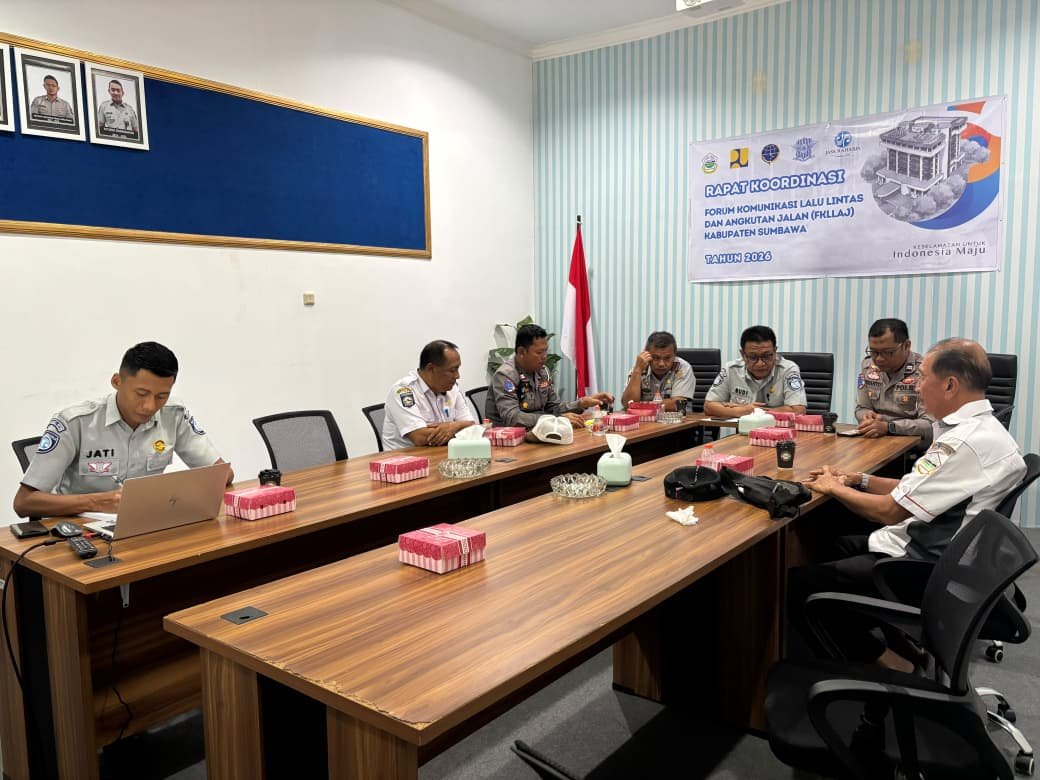 Jasa Raharja Sumbawa Gelar Rapat FKLL, Tingkatkan Kepatuhan Berlalu Lintas