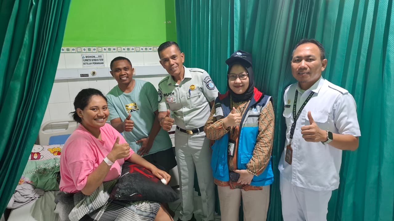 Jemput Bola Pelayanan, Jasa Raharja NTB Sambangi Korban KMP Putri Yasmin